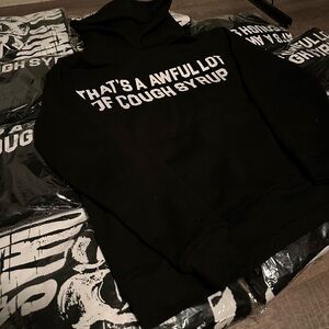Black Graphic Hoodie